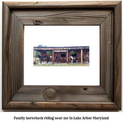 family horseback riding near me in Lake Arbor, Maryland